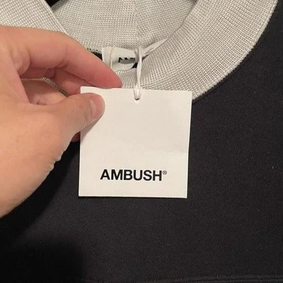 トップス AMBUSH PANEL FLEECE SWEATSHIRT AMBUSH multi-panel long-sleeve Sweatshirt | Green | FARFETCH
